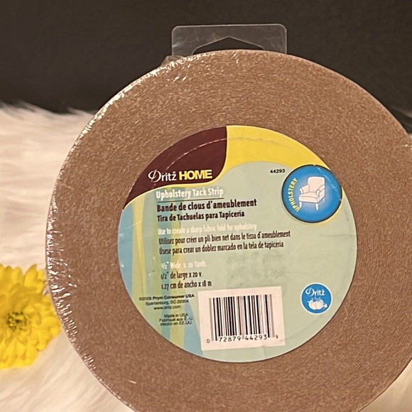 NWT Dritz HOME Upholstery Tack Strip 1/2” Wide x 20 Yards - Picture 2 of 5